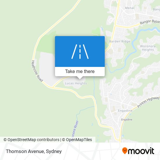 Thomson Avenue map