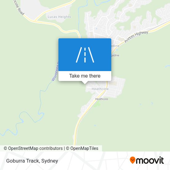 Goburra Track map