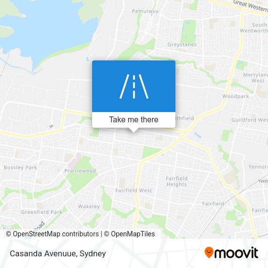 Casanda Avenuue map