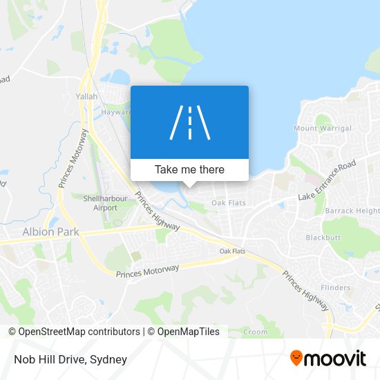 Nob Hill Drive map