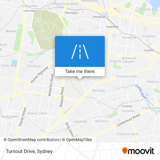 Turnout Drive map