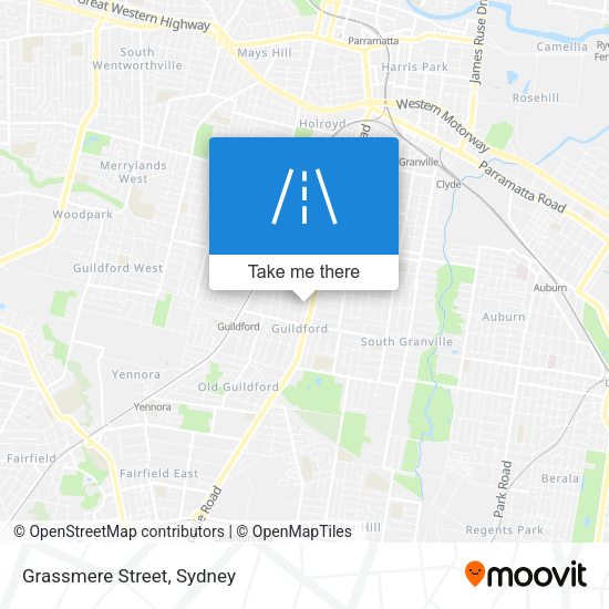 Grassmere Street map