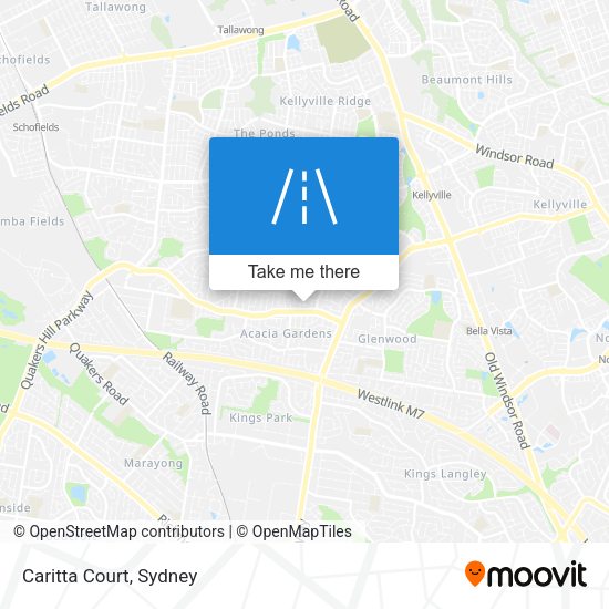 Caritta Court map