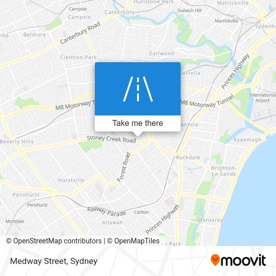 Medway Street map