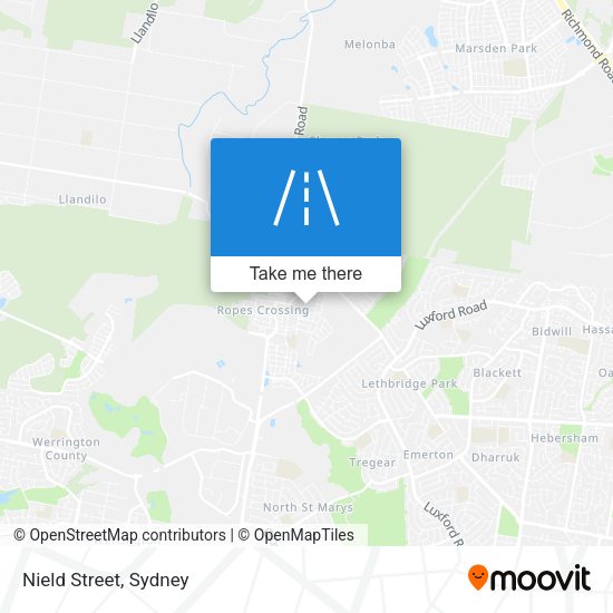 Nield Street map