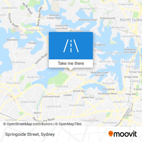 Springside Street map