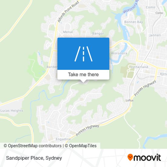 Sandpiper Place map