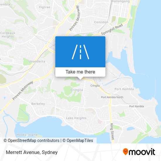 Merrett Avenue map