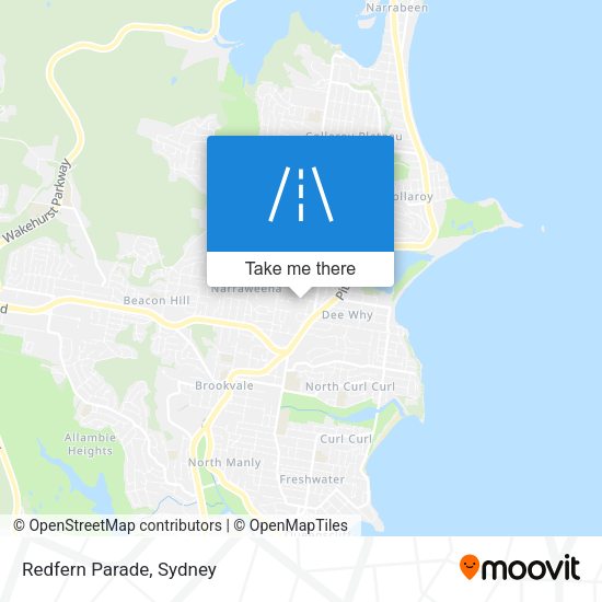 Redfern Parade map