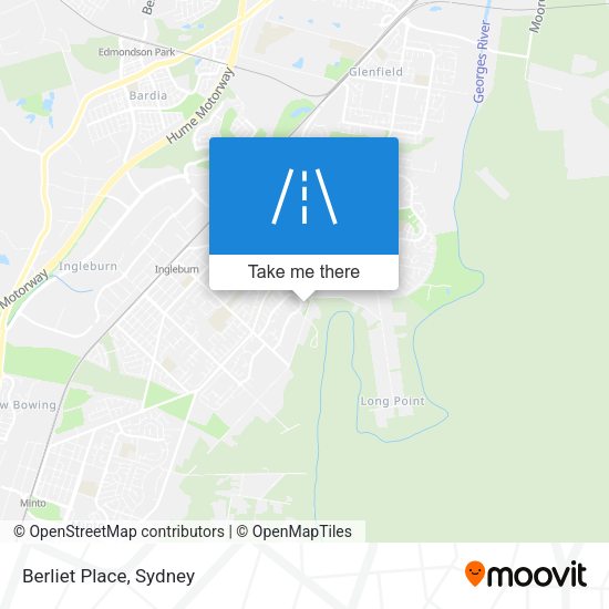 Berliet Place map