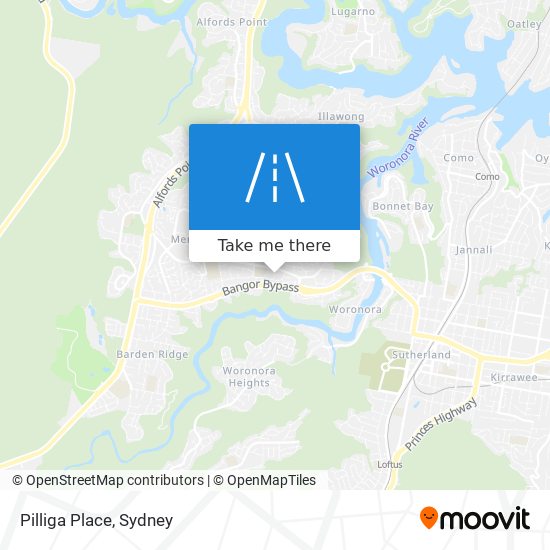 Pilliga Place map