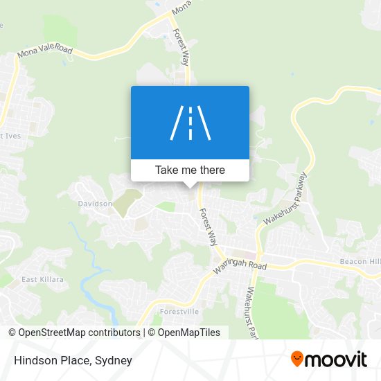 Hindson Place map