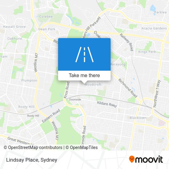 Lindsay Place map