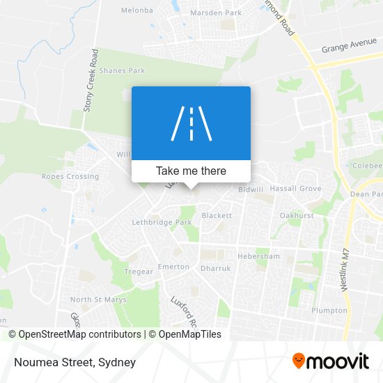 Noumea Street map