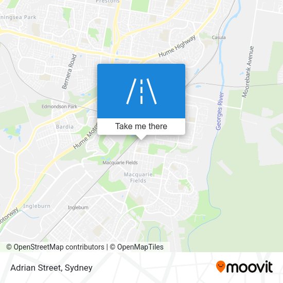 Adrian Street map