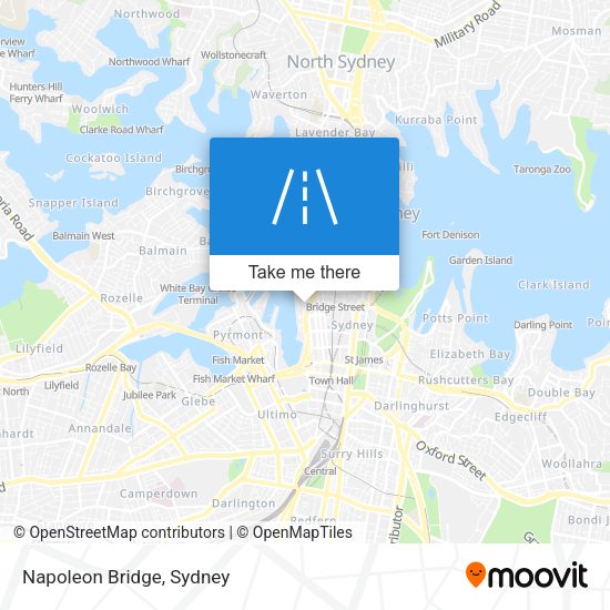 Napoleon Bridge map
