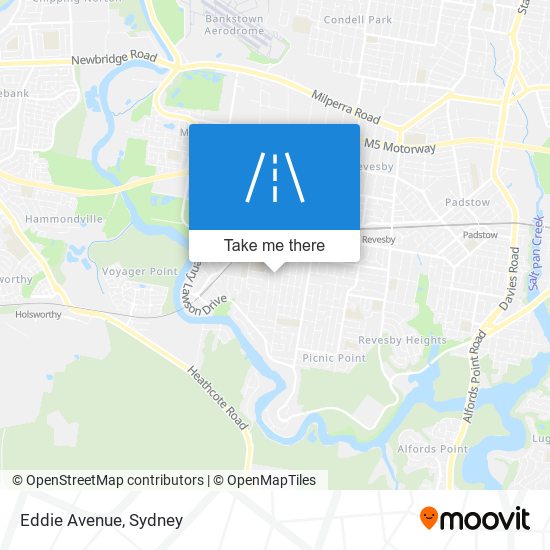 Eddie Avenue map