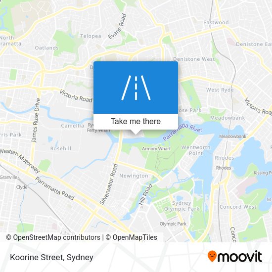 Koorine Street map