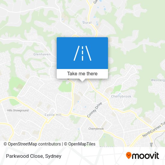 Parkwood Close map