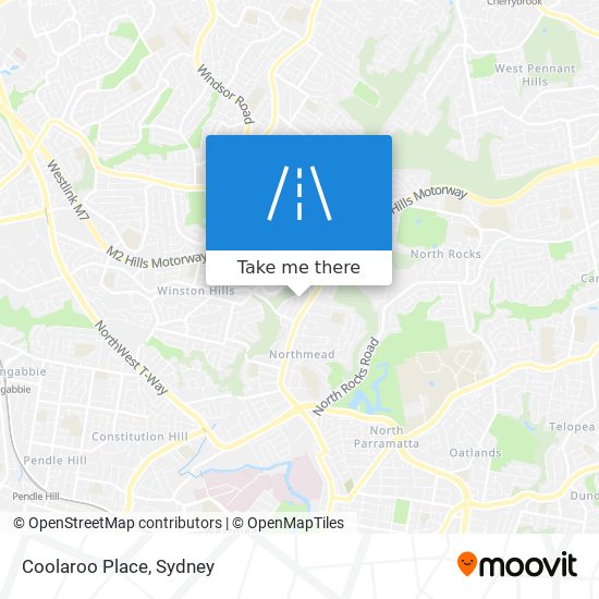 Coolaroo Place map