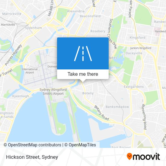 Hickson Street map