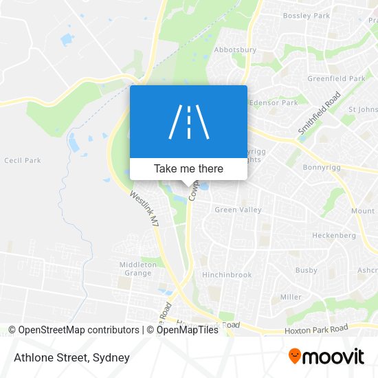 Athlone Street map