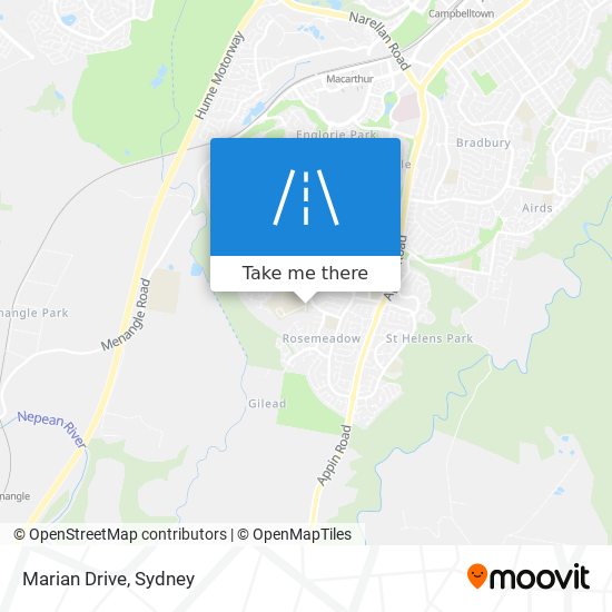 Marian Drive map