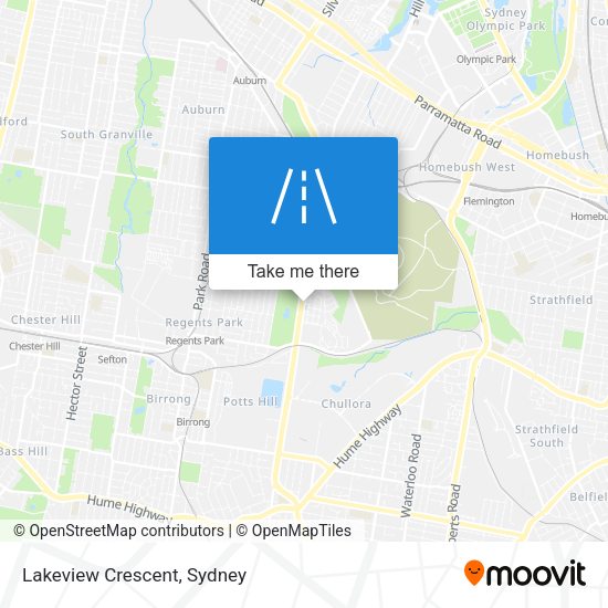 Lakeview Crescent map