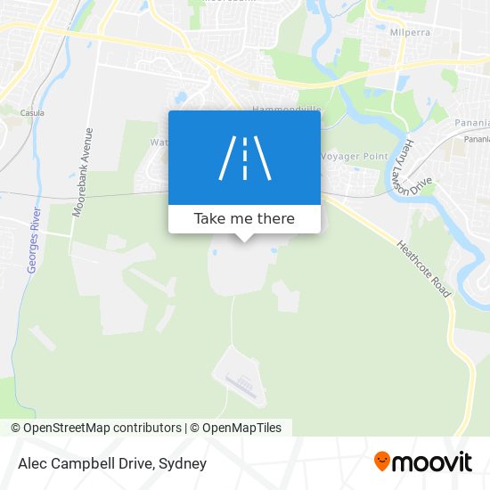 Alec Campbell Drive map