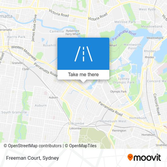 Freeman Court map