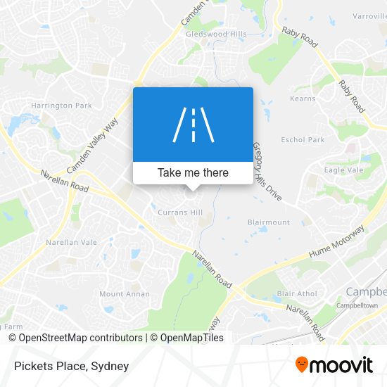Pickets Place map