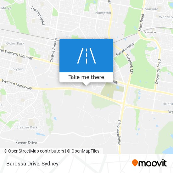 Barossa Drive map