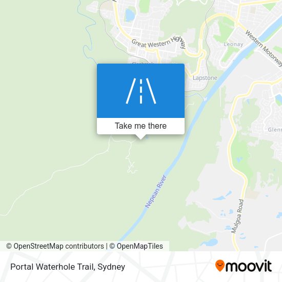 Portal Waterhole Trail map