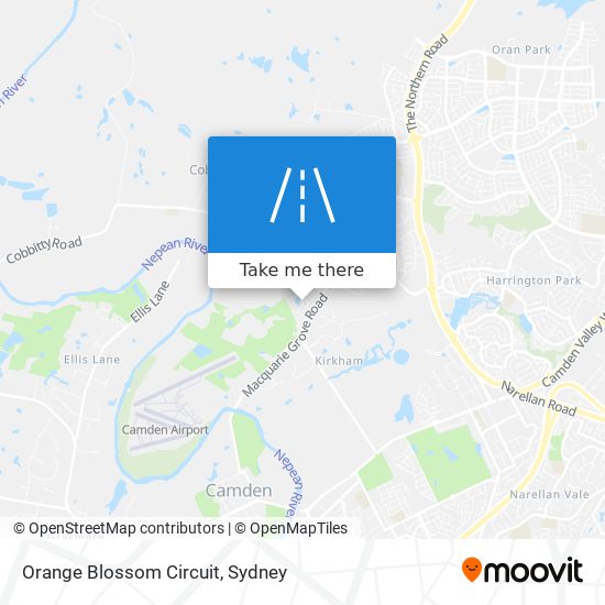 Orange Blossom Circuit map