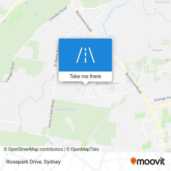 Rosepark Drive map