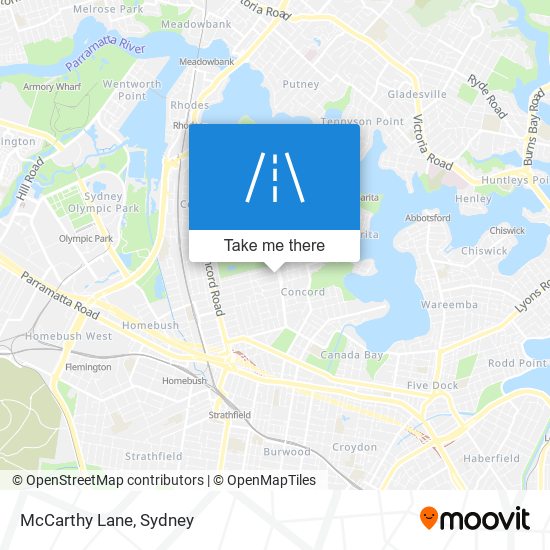 McCarthy Lane map