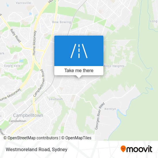 Westmoreland Road map