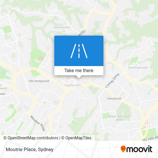 Moutrie Place map