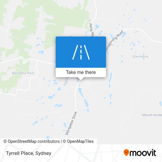 Tyrrell Place map