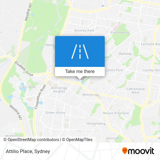 Attilio Place map