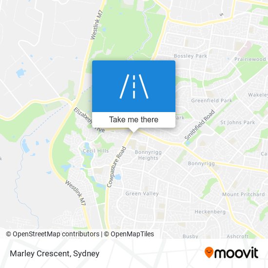 Marley Crescent map