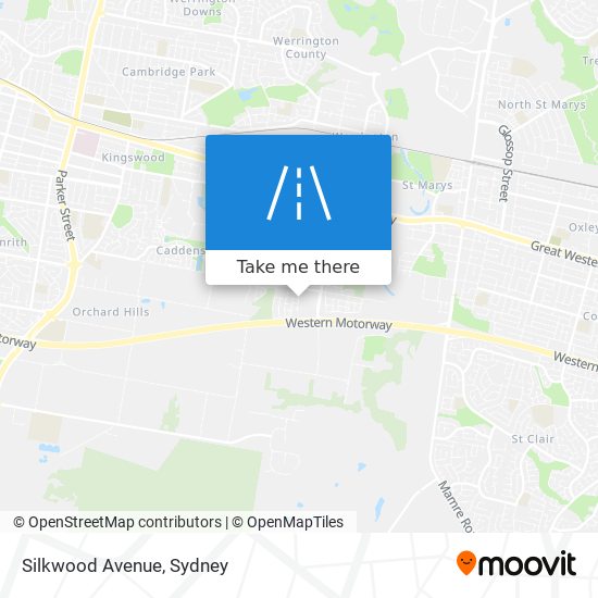 Mapa Silkwood Avenue