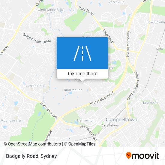 Badgally Road map