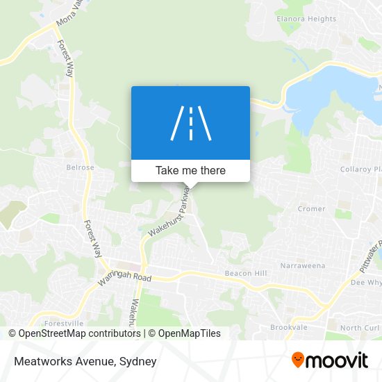 Meatworks Avenue map