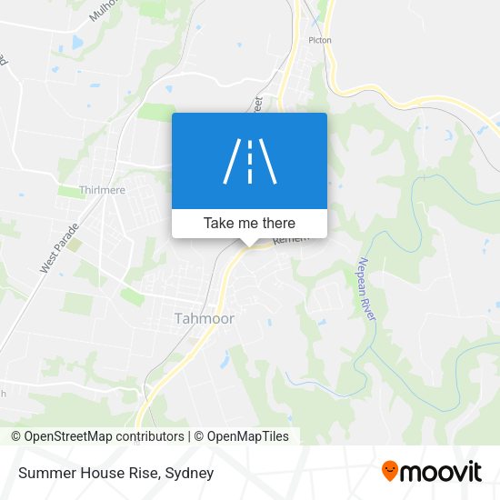 Summer House Rise map