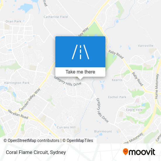 Coral Flame Circuit map