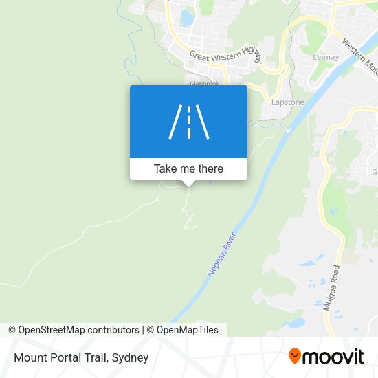 Mount Portal Trail map