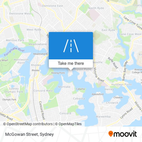 McGowan Street map