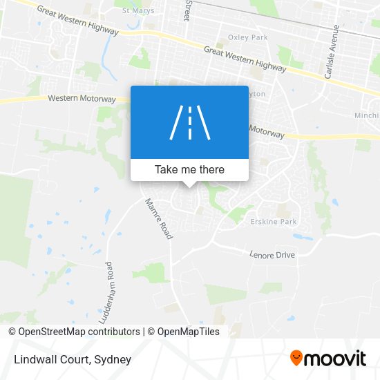 Lindwall Court map