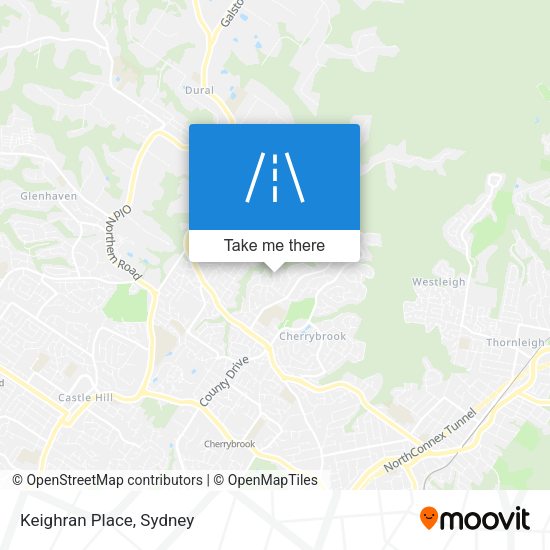 Keighran Place map